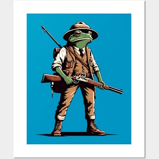 Frog hunter Posters and Art